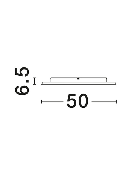 Nova Luce LED Deckenleuchte Figin dimmbar 40W CCT warm-/neutralweiss 2700-5000K Gold Stahl Aluminium Ø50cm 9248179