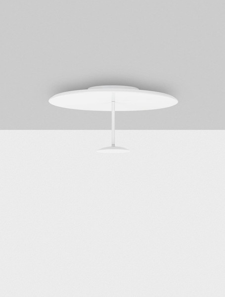 Nova Luce LED Deckenleuchte Nima dimmbar 15W warmweiss 3000K Weiß Stahl Aluminium Ø45cm 9248180