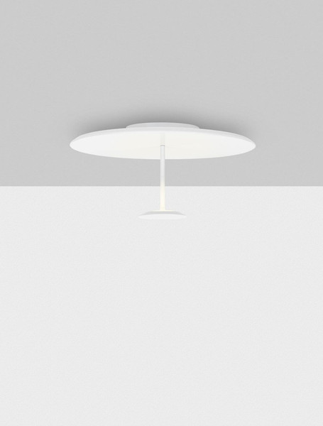 Nova Luce LED Deckenleuchte Nima dimmbar 15W warmweiss 3000K Weiß Stahl Aluminium Ø45cm 9248180