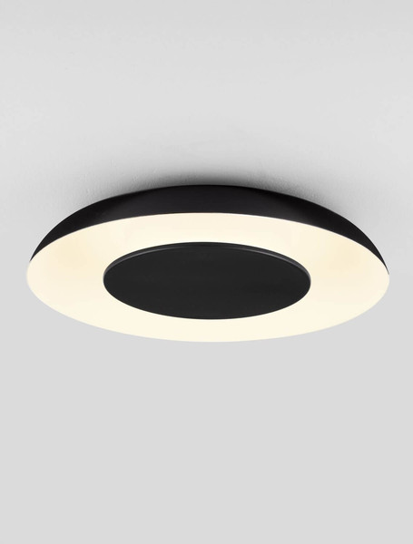 Nova Luce LED Deckenleuchte Epos dimmbar 24W CCT warm-/neutralweiss 2700/3000/4000K Schwarz Weiß Aluminium Ø40cm 9345703