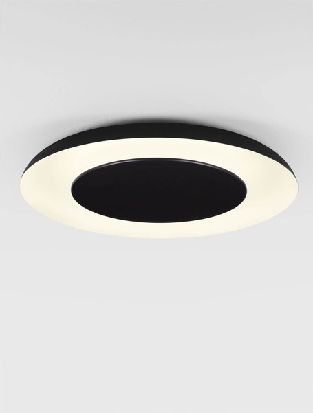 Nova Luce LED Deckenleuchte Epos dimmbar 38W CCT warm-/neutralweiss 2700/3000/4000K Schwarz Weiß Aluminium Ø60cm 9345705