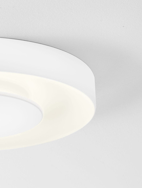 Nova Luce LED Deckenleuchte Pada dimmbar 25W CCT warm-/neutralweiss 2700/3000/4000K Weiß Aluminium Ø40cm 9345714