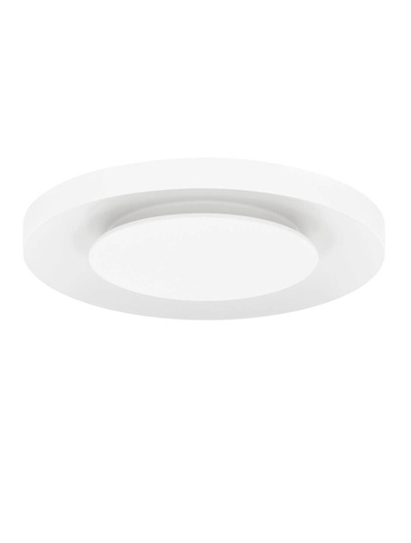 Nova Luce LED Deckenleuchte Pada dimmbar 37W CCT warm-/neutralweiss 2700/3000/4000K Weiß Aluminium Ø60cm 9345715