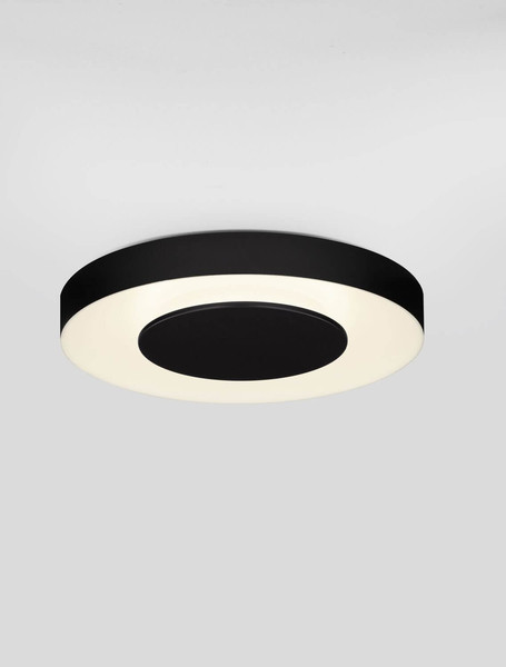 Nova Luce LED Deckenleuchte Pada dimmbar 25W CCT warm-/neutralweiss 2700/3000/4000K Schwarz Weiß Aluminium Ø40cm 9345716
