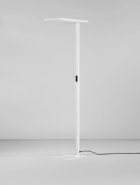 Nova Luce LED Stehleuchte Biolight dimmbar 77W neutralweiss 4000K Bewegungsmelder Weiß Aluminium 198cm 9416978