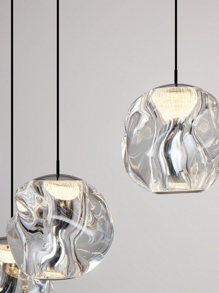 Nova Luce LED Pendelleuchte Ifos dimmbar 87W warmweiss 3000K Schwarz Chrom Metall Ø60cm 9511015