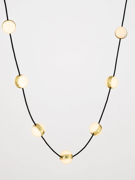 Nova Luce LED Pendelleuchte Alcinoe dimmbar 54W warmweiss 3000K Schwarz Gold Aluminium 127x10cm 9511017
