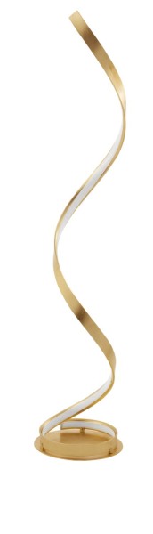 Nova Luce LEON LED Stehlampe Blattgold 23W Warmweiss 143x29cm 9512110