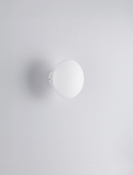 Nova Luce LED Wandleuchte Onut 10W warmweiss 3000K Weiß Gips Ø12cm 9540232