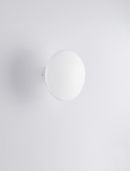 Nova Luce LED Wandleuchte Onut 13W warmweiss 3000K Weiß Gips Ø17cm 9540233