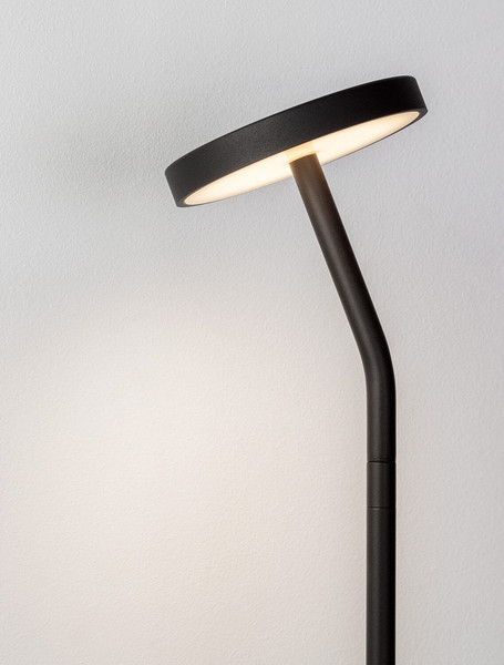 Nova Luce LED Stehleuchte Logos 9W warmweiss 3000K Schwarz Stahl Aluminium 123cm 9540252
