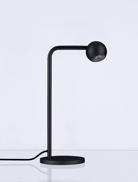 Nova Luce LED Tischleuchte Sfera 6W warmweiss 3000K Schwarz Stahl Aluminium Ø14cm 9540253