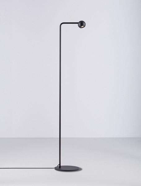 Nova Luce LED Stehleuchte Sfera 6W warmweiss 3000K Schwarz Stahl Aluminium 126cm 9540254