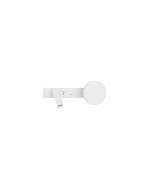 Nova Luce LED Wandleuchte Noima schwenkbar 9W warmweiss 3000K Weiß Stahl Aluminium 28,5x10cm 9540256