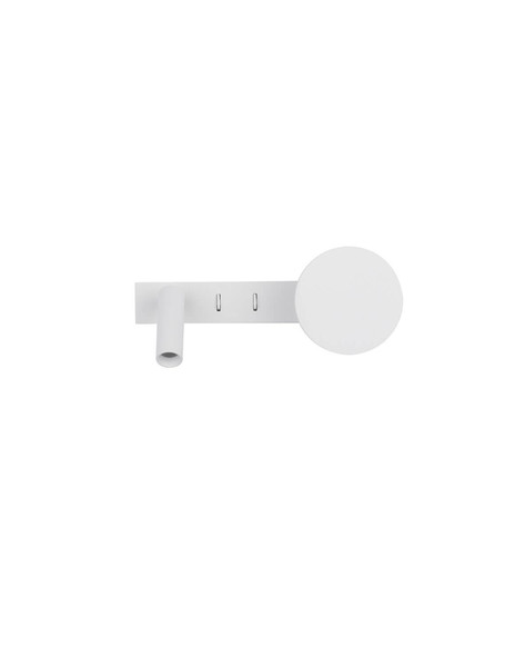 Nova Luce LED Wandleuchte Noima schwenkbar 9W warmweiss 3000K Weiß Stahl Aluminium 28,5x10cm 9540256