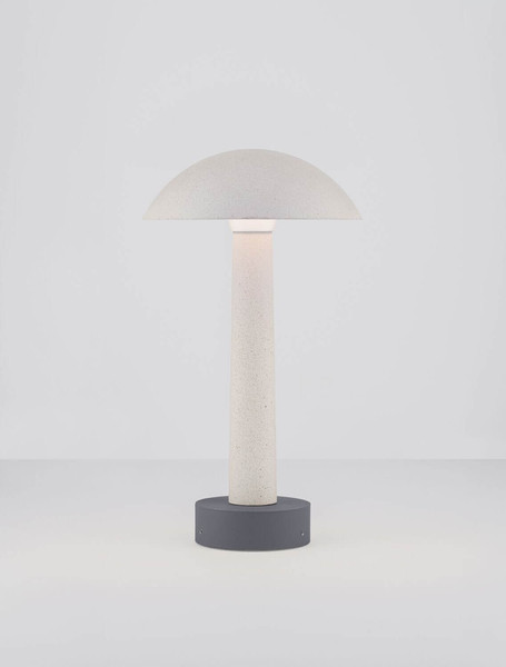 Nova Luce LED Wegeleuchte Tura 7W warmweiss 3000K IP65 salzwasserfest Weiß Beton 35cm 9540268