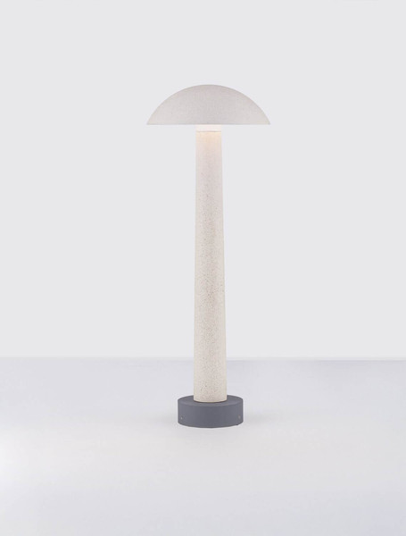 Nova Luce LED Wegeleuchte Tura 7W warmweiss 3000K IP65 salzwasserfest Weiß Beton 55cm 9540269