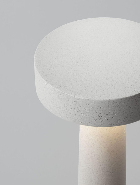 Nova Luce LED Wegeleuchte Cram 5W warmweiss 3000K IP65 salzwasserfest Weiß Beton 50cm 9540272