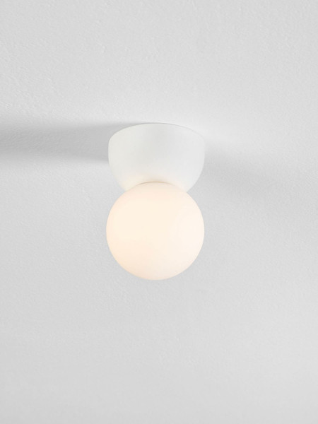 Nova Luce Deckenleuchte Zero G9 Weiß Opal Glas Gips Ø8cm 9577014