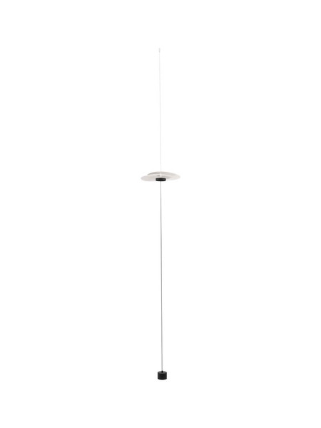 Nova Luce LED Stehleuchte Olea dimmbar 16W warmweiss 3000K Weiß Aluminium 340cm 9580696