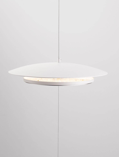 Nova Luce LED Stehleuchte Olos dimmbar 21W warmweiss 3000K Weiß Chrom Glas Aluminium 330cm 9580701