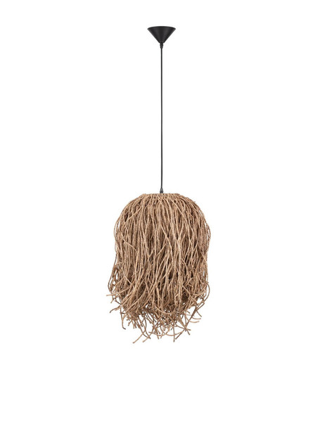 Nova Luce Pendelleuchte Hay E27 Natur Rattan Ø35cm 9586517