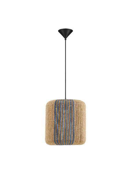 Nova Luce Pendelleuchte Abby E27 Mehrfarbig Stahl Seil Ø33x36,5cm 9586604