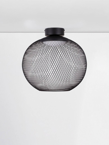 Nova Luce LED Deckenleuchte Kinetic 19W warmweiss 3000K Schwarz Metall Ø40cm 9620155