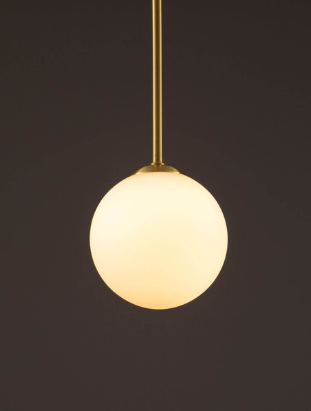 Nova Luce Pendelleuchte Savoy G9 Gold Schwarz Opal Glas Metall Ø11cm 9620157