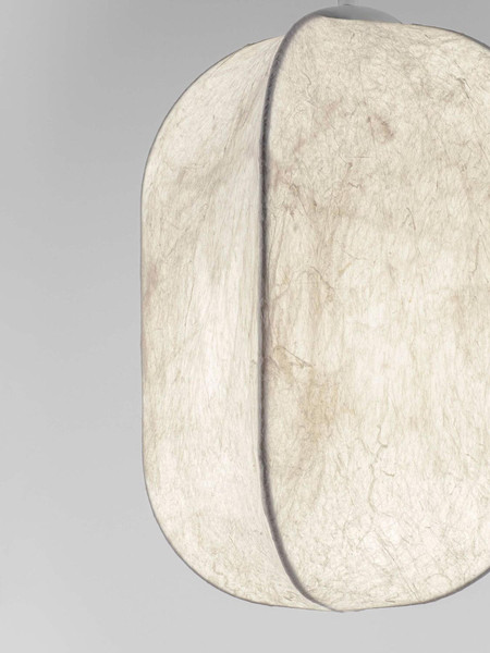 Nova Luce Pendelleuchte Pierida E27 Weiß Metall Seide Ø30cm 9620164