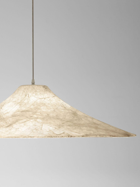 Nova Luce Pendelleuchte Oket E27 Weiß Metall Seide Ø90cm 9620167