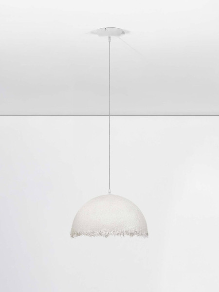 Nova Luce Pendelleuchte Lalu E27 Weiß Ø40cm 9620168