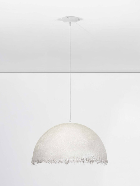 Nova Luce Pendelleuchte Lalu E27 Weiß Ø60cm 9620169