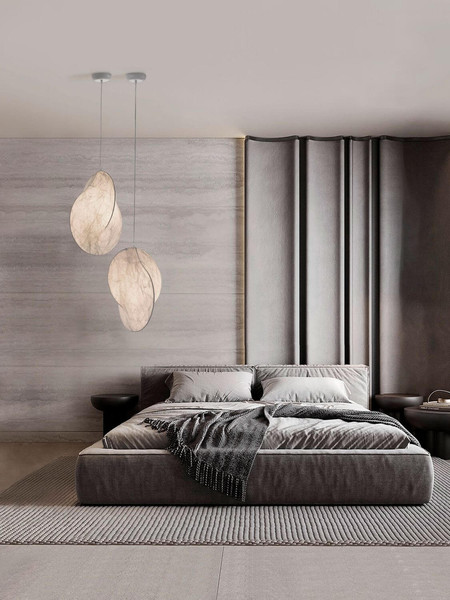 Nova Luce Pendelleuchte Esperia E27 Weiß Metall Seide Ø53cm 9620170