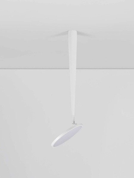 Nova Luce LED Pendelleuchte Ekei 14W warmweiss 3000K Weiß Aluminium Ø20cm 9695108