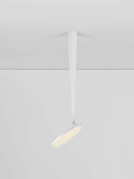 Nova Luce LED Pendelleuchte Ekei 14W warmweiss 3000K Weiß Aluminium Ø20cm 9695108