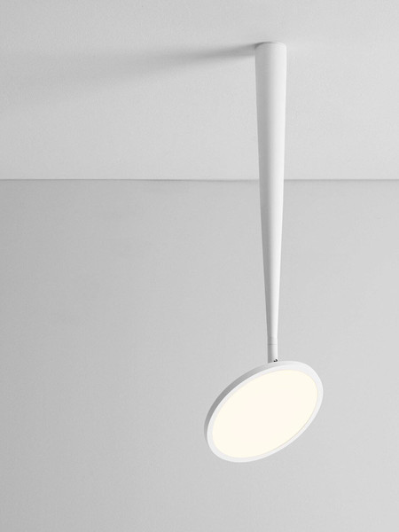 Nova Luce LED Pendelleuchte Ekei 14W warmweiss 3000K Weiß Aluminium Ø20cm 9695108
