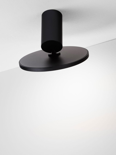 Nova Luce LED Deckenleuchte Ekei 14W warmweiss 3000K Schwarz Aluminium Ø20cm 9695109