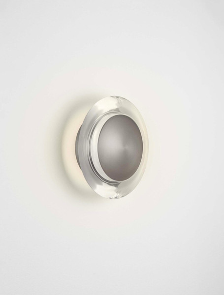 Nova Luce LED Wandleuchte Airida 8W warmweiss 3000K Schwarznickel Aluminium Ø17cm 9695115