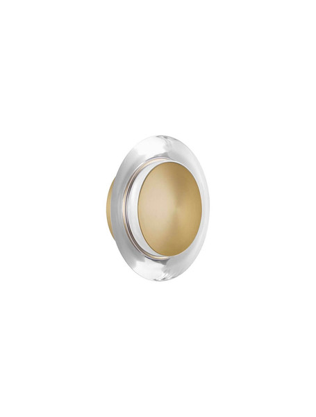Nova Luce LED Wandleuchte Airida 8W warmweiss 3000K Messinggold Aluminium Ø17cm 9695116