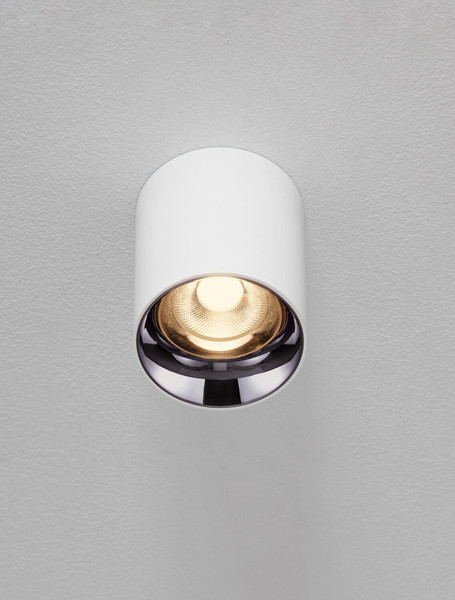 Nova Luce LED Deckenleuchte Aneto 10W warmweiss 3000K Weiß Aluminium Ø7cm 9695150