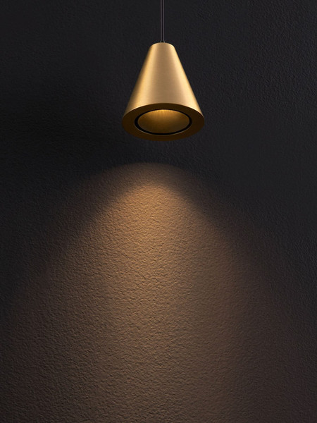 Nova Luce LED Pendelleuchte Irmos 5W warmweiss 3000K Gold Aluminium Ø6cm 9695154