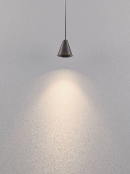 Nova Luce LED Pendelleuchte Irmos 5W warmweiss 3000K Schwarznickel Aluminium Ø6cm 9695155