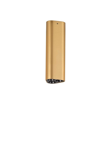 Nova Luce LED Deckenleuchte Etho 6W warmweiss 3000K Gold Aluminium 15x5cm 9695156