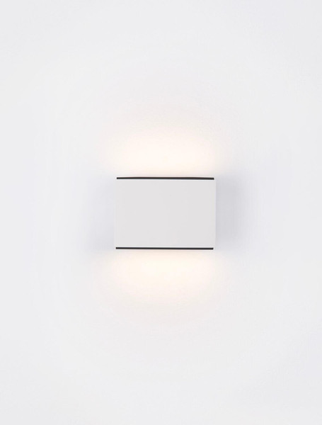 Nova Luce LED Wandleuchte Oti 10W warmweiss 3000K Weiß Aluminium 11x8cm 9695162