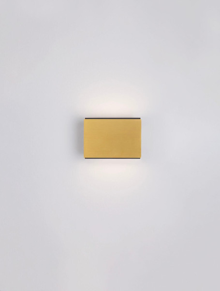 Nova Luce LED Wandleuchte Oti 10W warmweiss 3000K Gold Aluminium 11x8cm 9695164