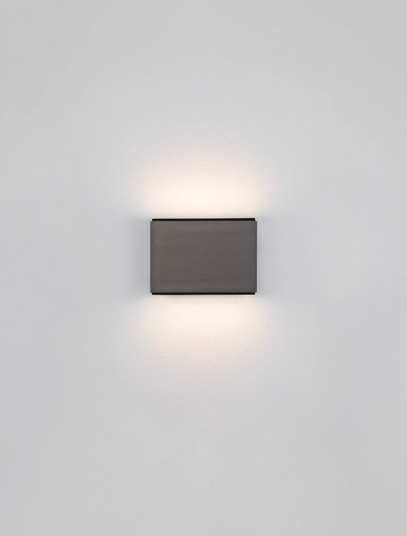 Nova Luce LED Wandleuchte Oti 10W warmweiss 3000K Schwarznickel Aluminium 11x8cm 9695165