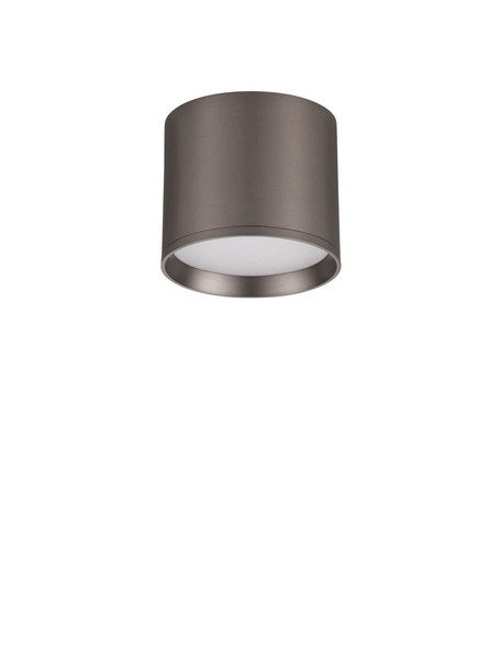 Nova Luce LED Deckenleuchte Ziare 10W warmweiss 3000K Schwarz Nickel Aluminium Ø10cm 9695167