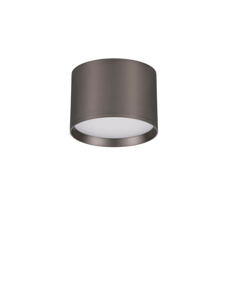 Nova Luce LED Deckenleuchte Ziare 17W warmweiss 3000K Schwarz Nickel Aluminium Ø12cm 9695169