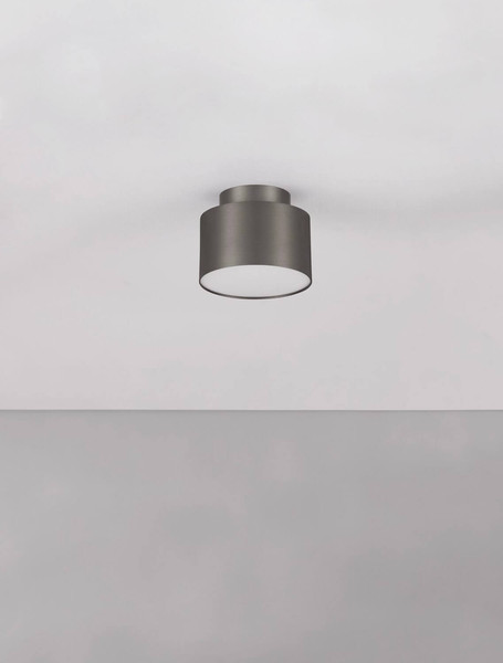 Nova Luce LED Deckenleuchte Ozen 16W warmweiss 3000K Schwarznickel Aluminium Ø11cm 9695171